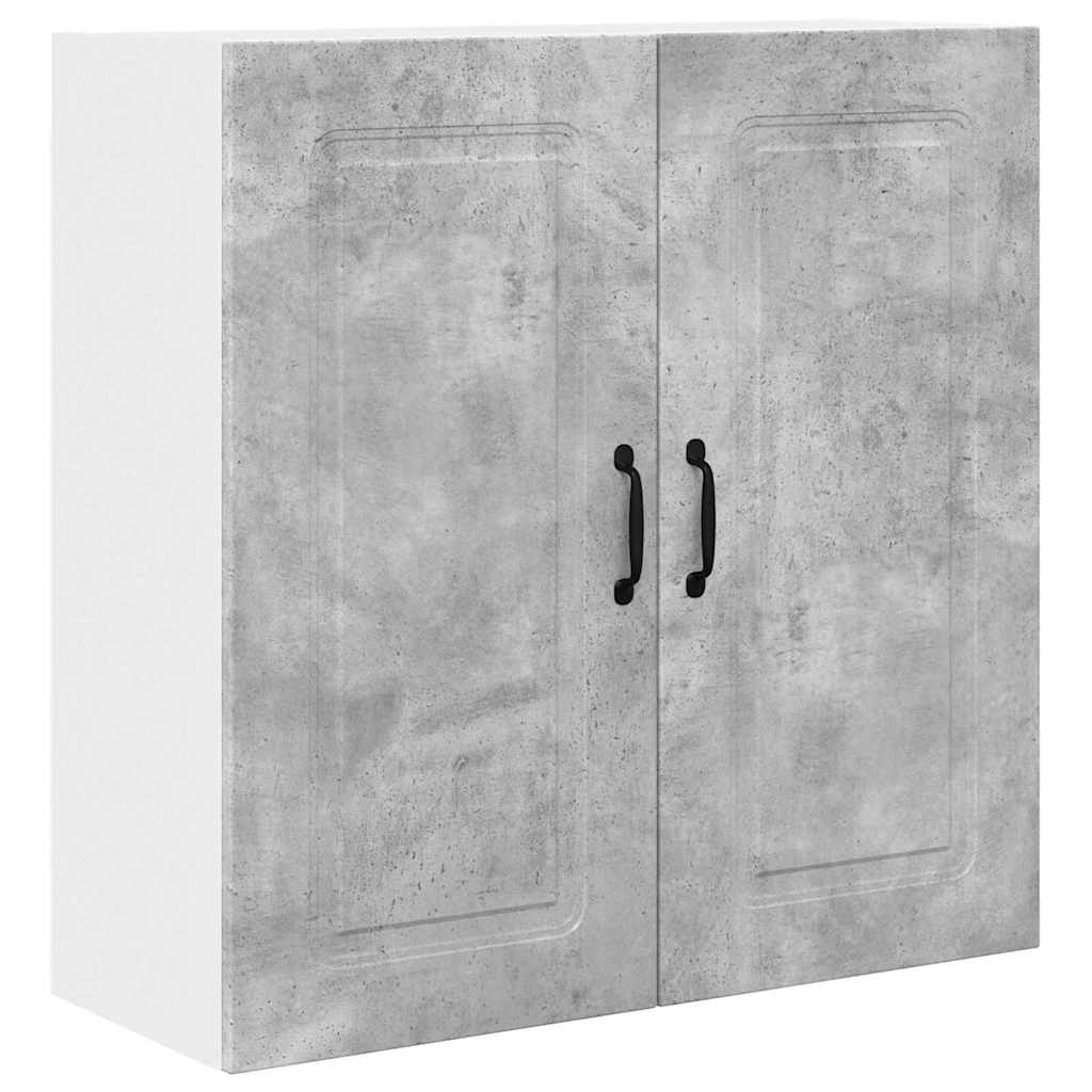Kitchen Wall Cabinet with Shelf Concrete Grey 80 x 31 x 80 cm
